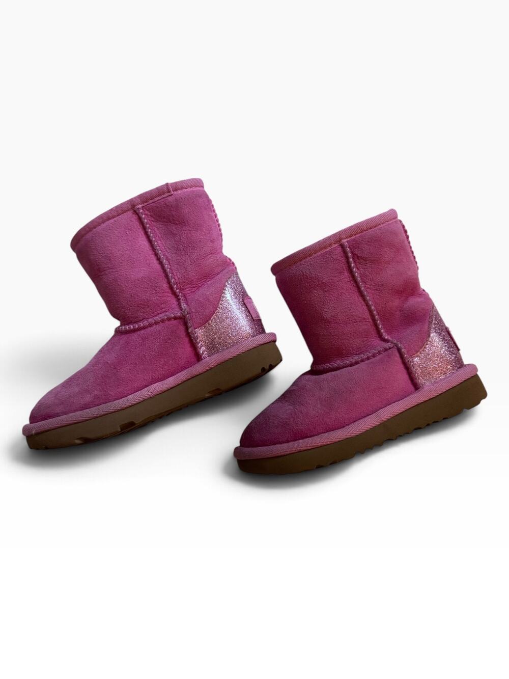 UGG Classic II Glitz Pink Boots (Girls)